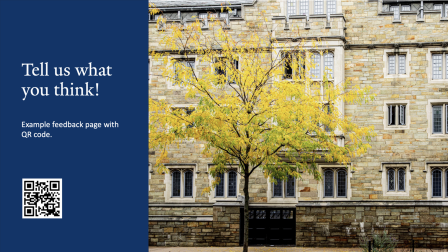 Presentations Yale Identity Presentations Yale Identity